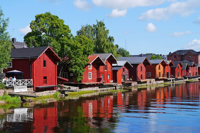 Porvoo maison rouge Europe